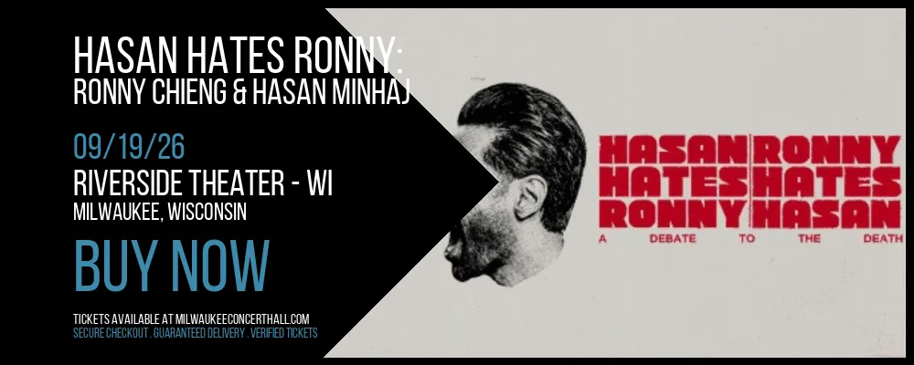 Hasan Hates Ronny at Riverside Theater - WI